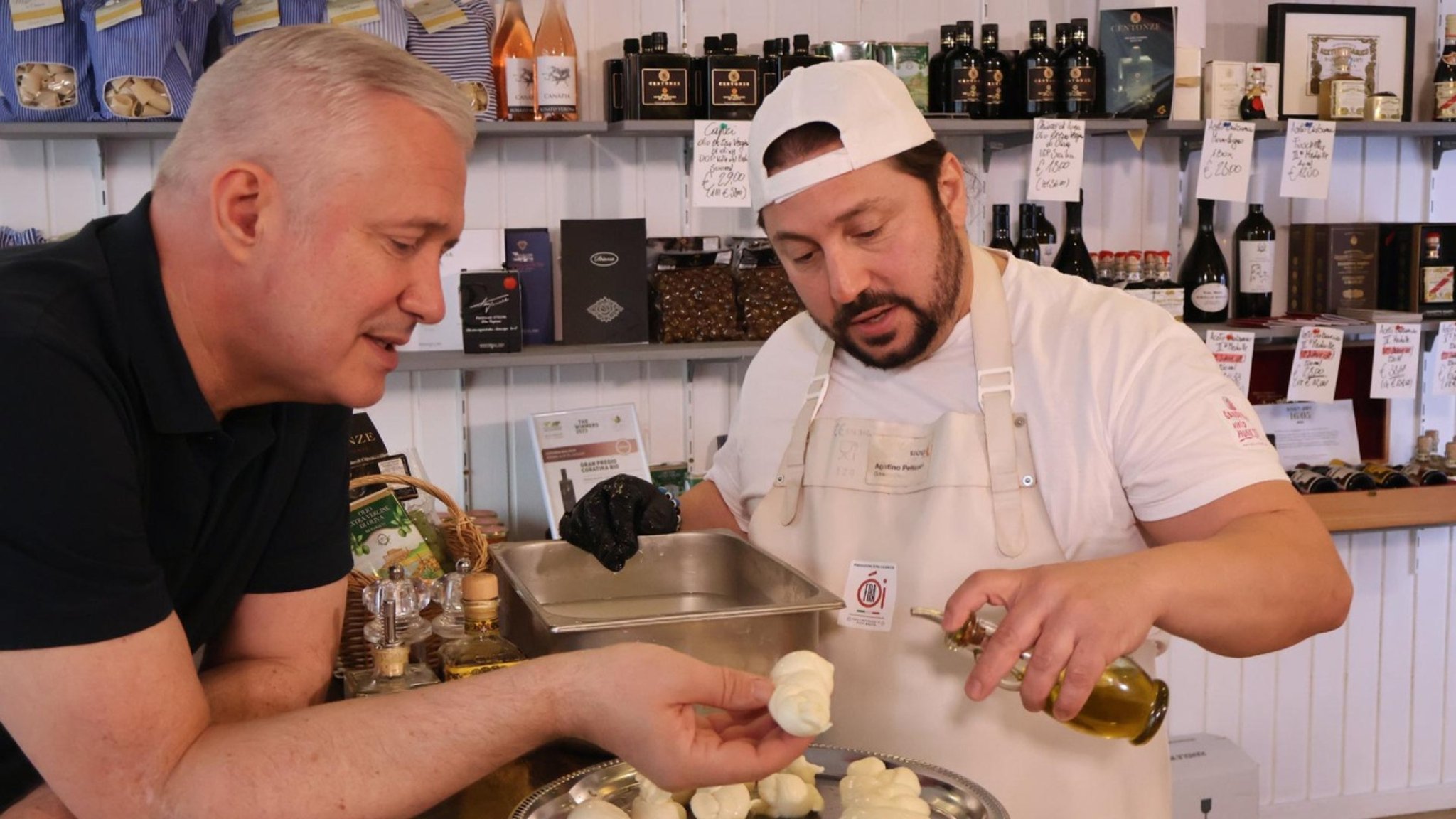 Aufgegabelt von Alexander Herrmann: Bayerischer Mozzarella und Perlhühner - hier anschauen