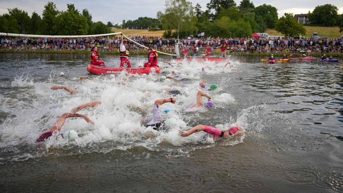 BR24Sport: Triathlon Challenge Roth: das Schwimmen im Re-Live - hier anschauen