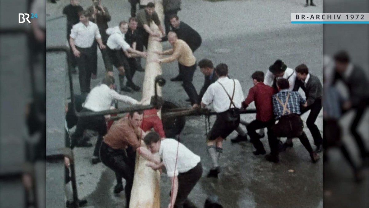 BR24 Retro: Maibaum stehlen - hier anschauen