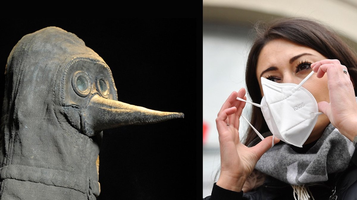 Von Pesthauben zu FFP2: Masken im Kampf gegen Pandemien