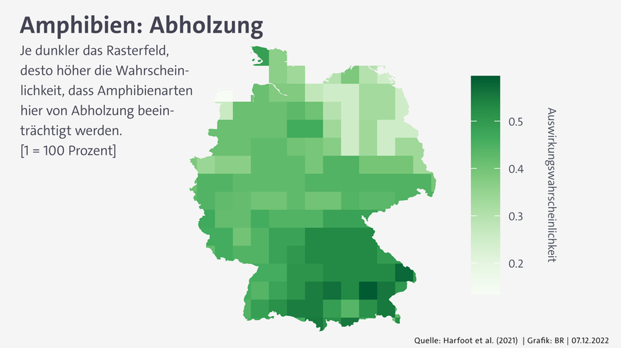 Bedrohte Arten: Bedrohung für Amphibien