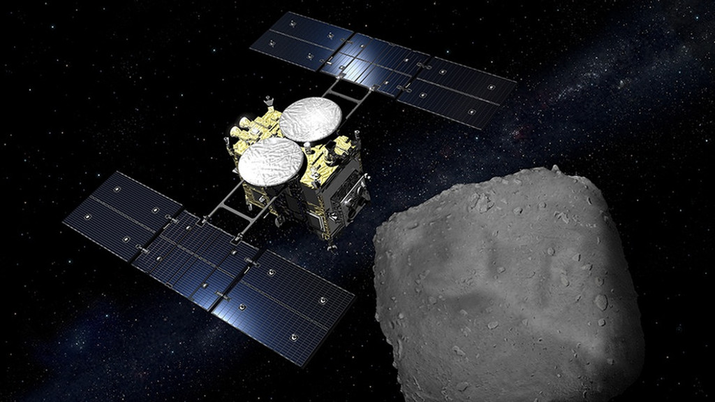 Hayabusa 2 und Ryugu: Ein Teelöffelchen voll Asteroidenstaub | Astronomie | Weltall | Wissen | ARD alpha