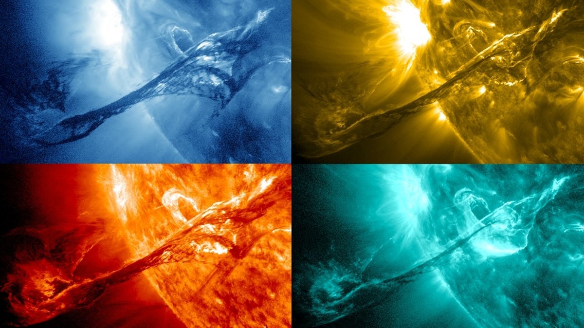 Sonneneruptionen: Explosionen auf der Sonne