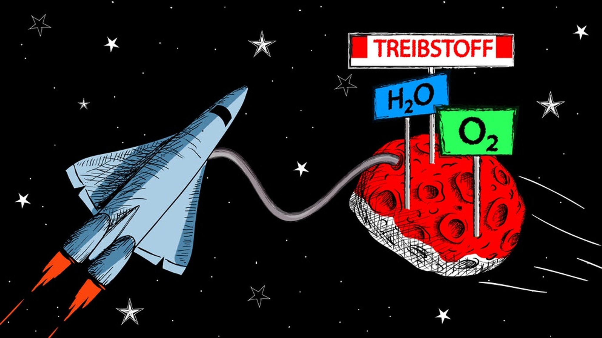 Space Mining und Asteroidenbergbau: Wie man aus Asteroiden Rohstoffe gewinnen will