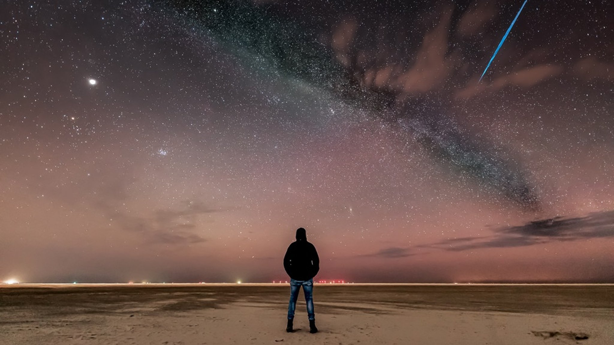 Nebel, Mond & Sterne: Ihre schönsten Bilder vom Sternenhimmel