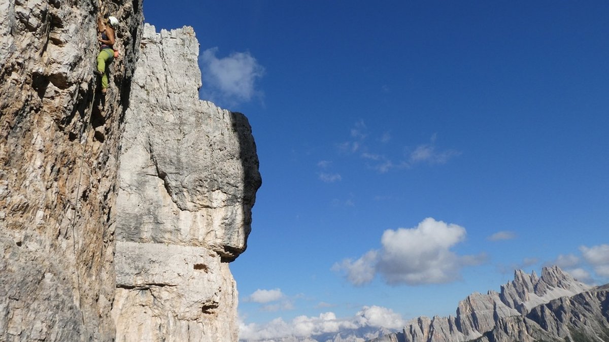 Fünf Felstürme zwischen Tofana und Ampezzaner Dolomiten: Klettern in den Cinque Torri