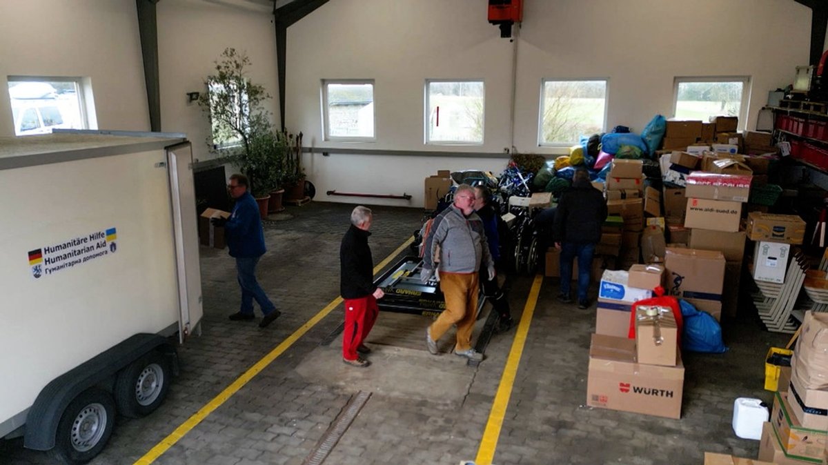 Engagierte Helfer: Hilfsgüter für Ukraine aus Plankenfels