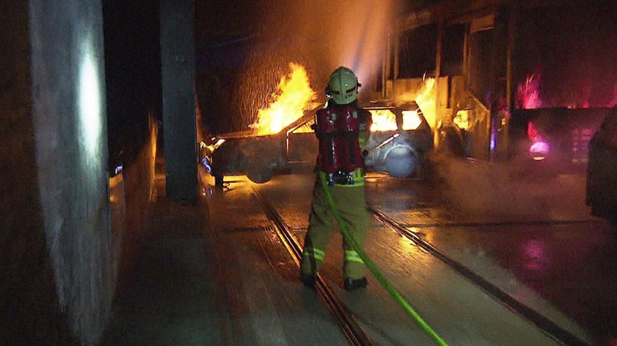 Tunnelbrand: Training für den Ernstfall