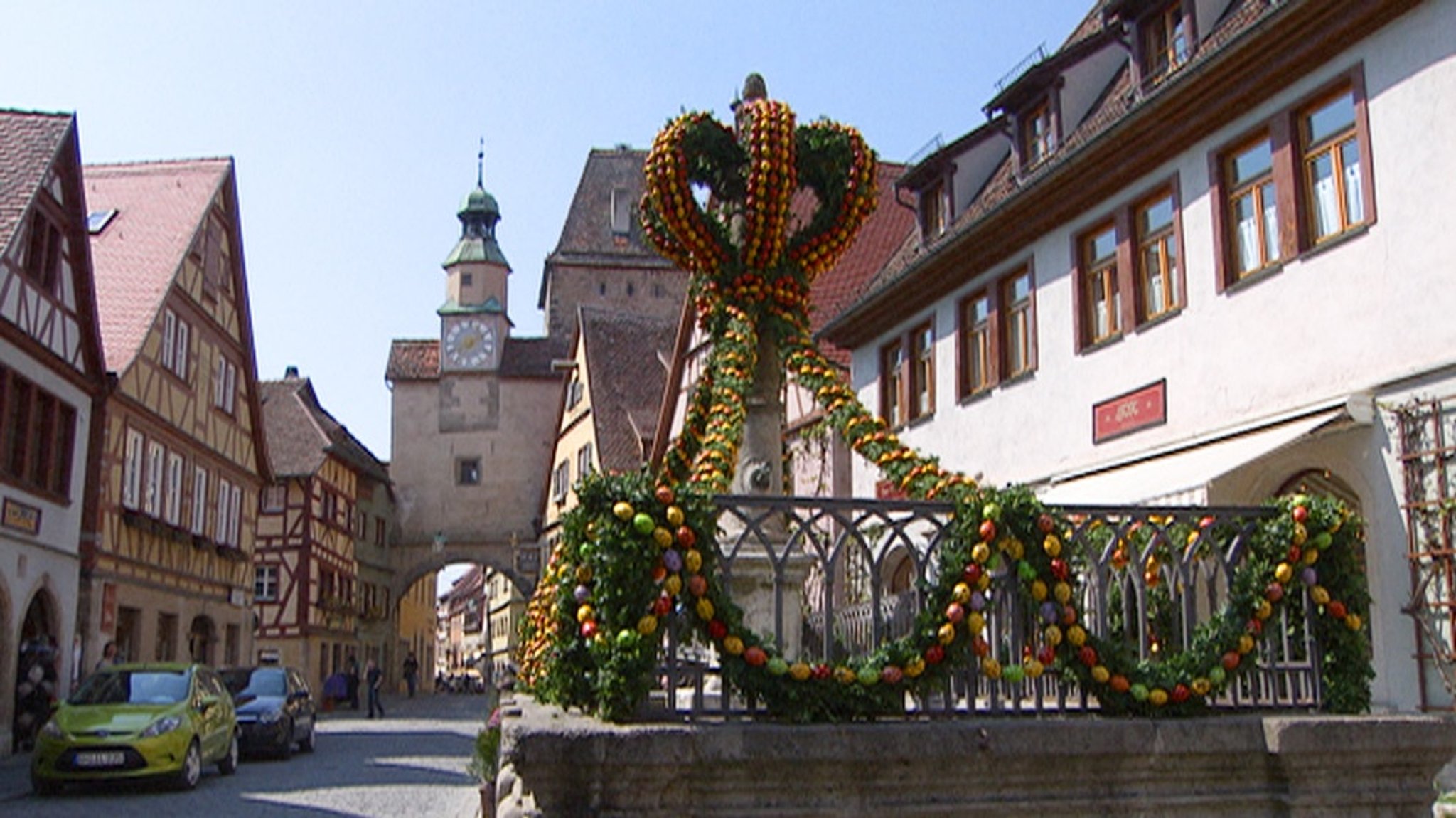 Brauchtum in Franken: Osterbrunnen gestalten