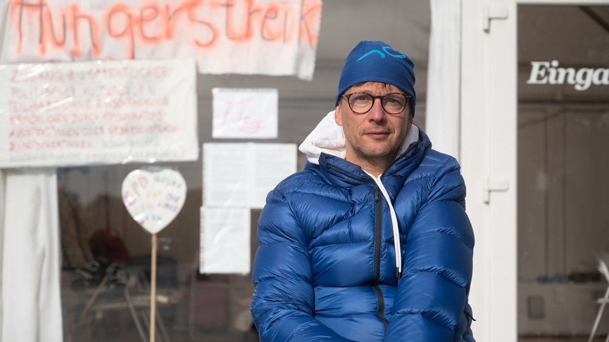 Politiker & Aktivist: Steffen Helbing im Hungerstreik