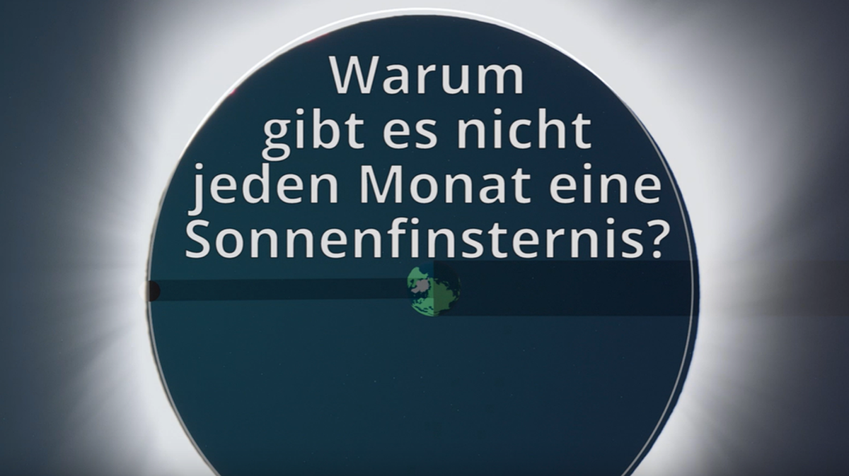 Sonnenfinsternis: Warum verdeckt der Mond nicht jeden Monat die Sonne?