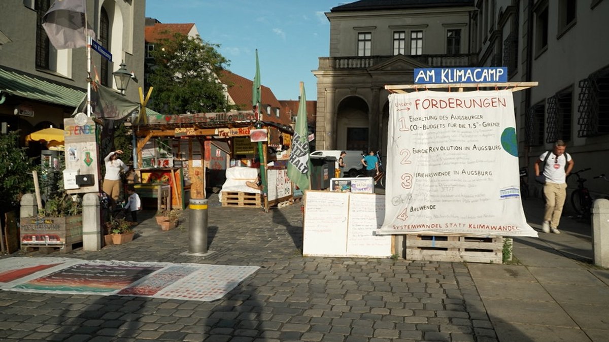 Augsburg: Mittendrin im Klimacamp