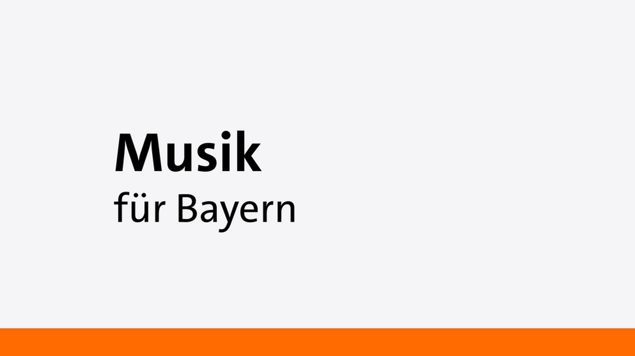 Musik für Bayern: Klassik, Pop und Jazz - Selbst gemacht!