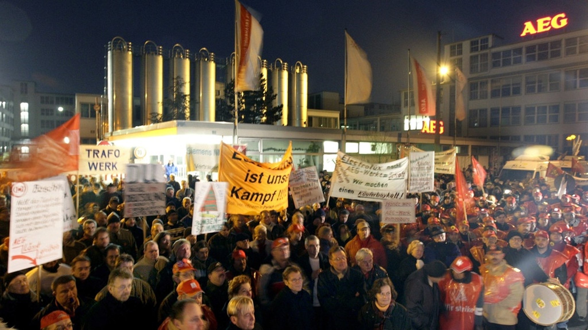 Vor zehn Jahren: Kampf ums Nürnberger AEG-Werk