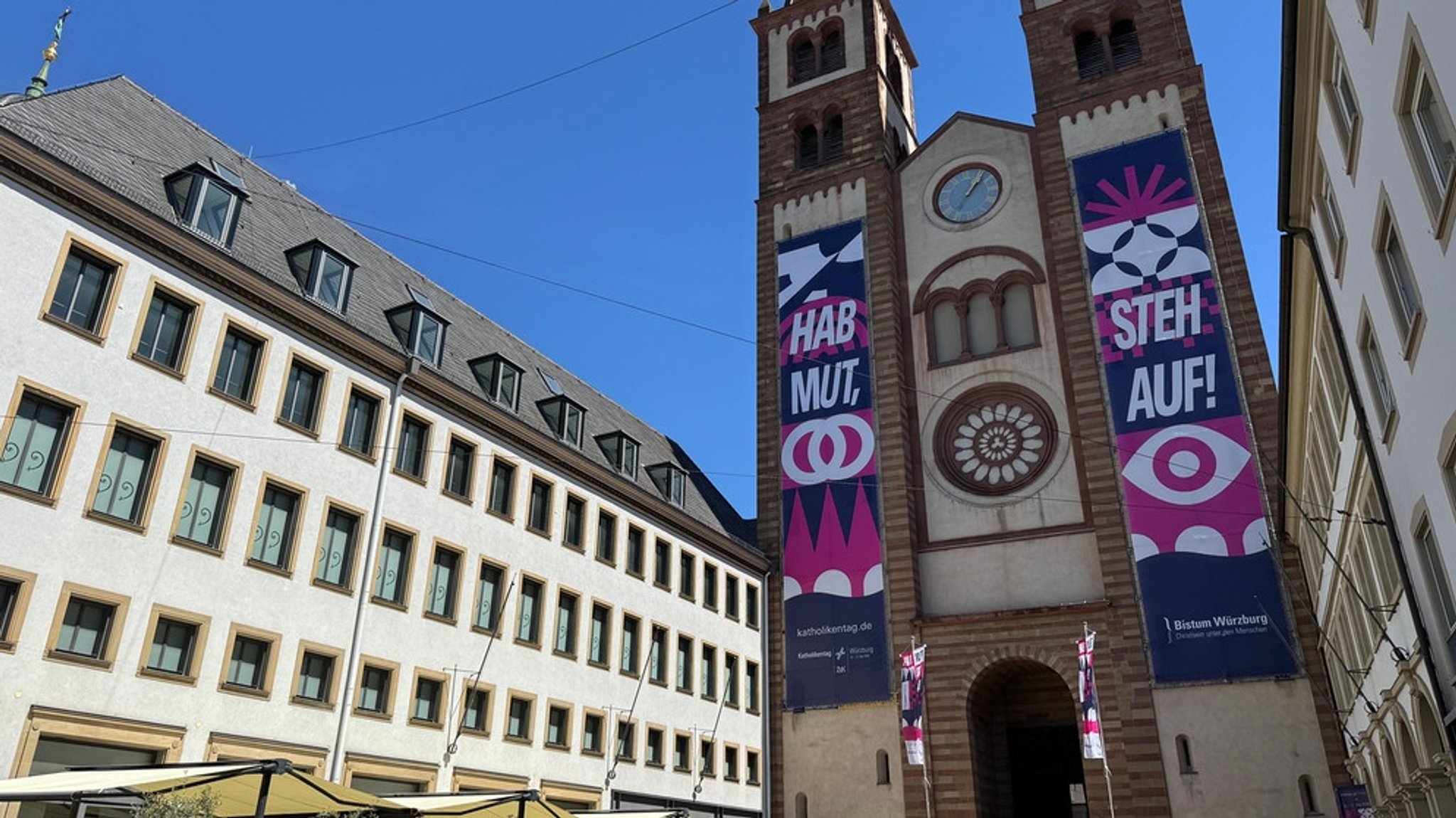 Deutscher Katholikentag in Würzburg: "Hab Mut, steh auf!": BR mitten in den Debatten des Katholikentags