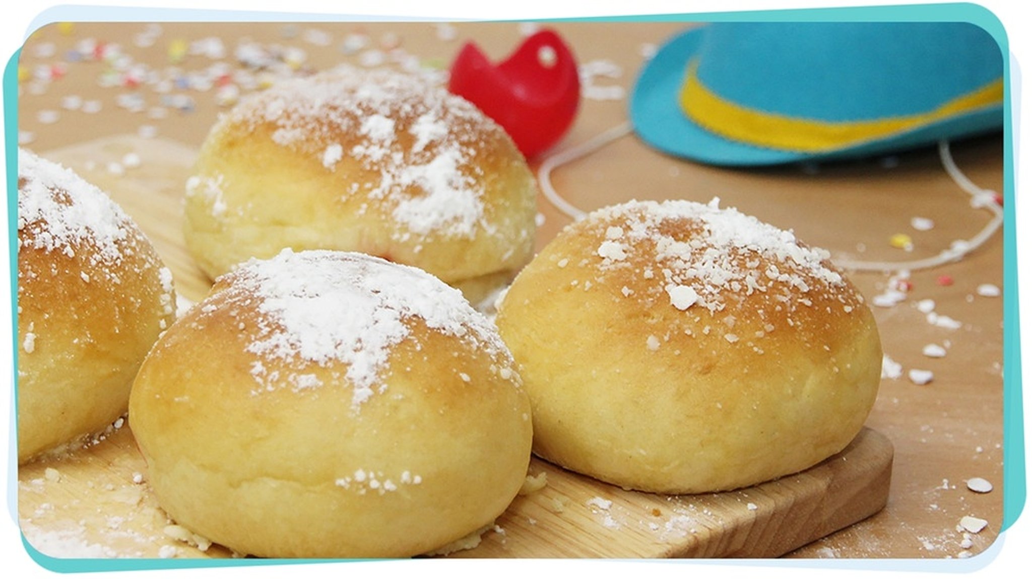 Gebackene Krapfen: Rezept für Faschingskrapfen aus dem Ofen